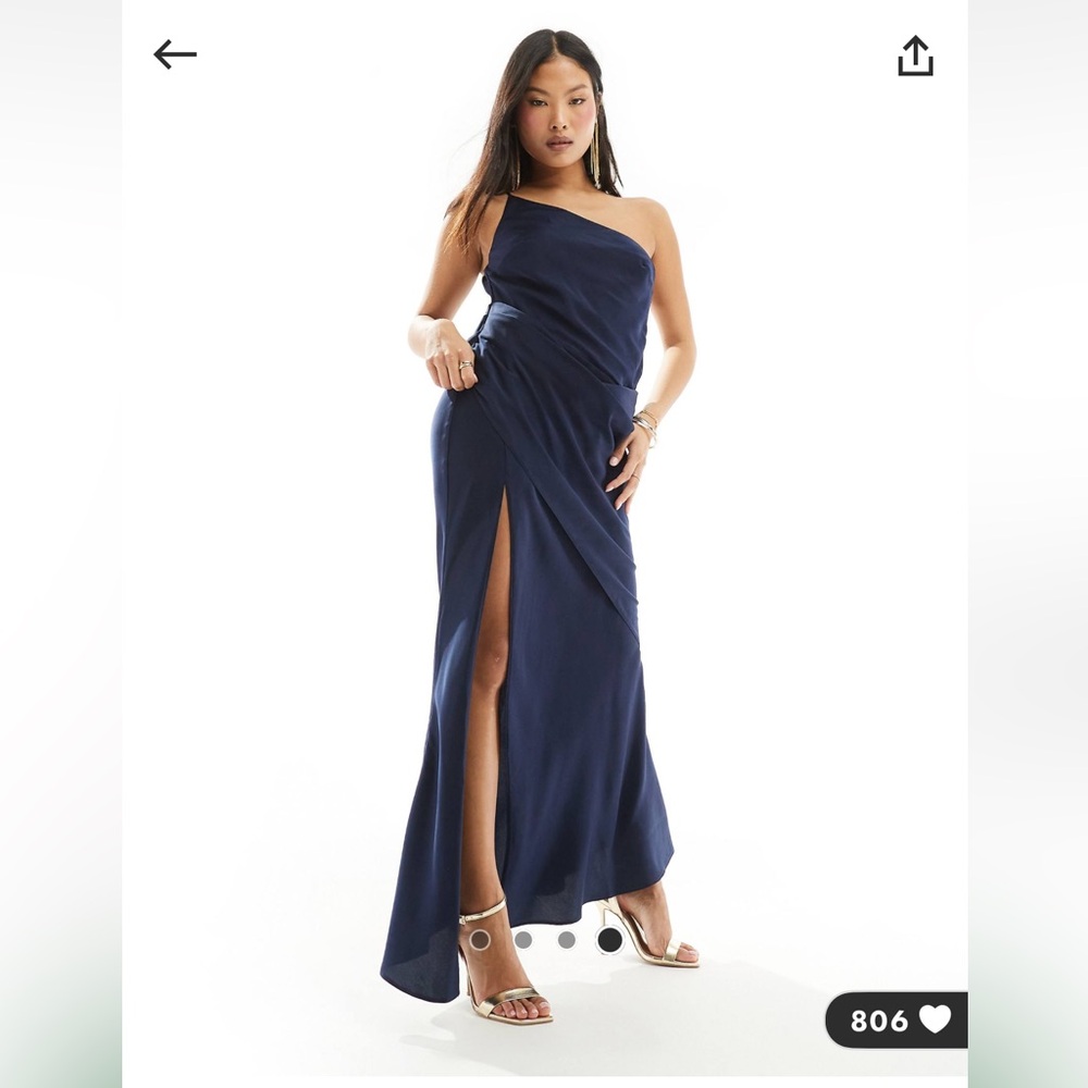 BRAND NEW ASOS Design one shoulder maxi dress